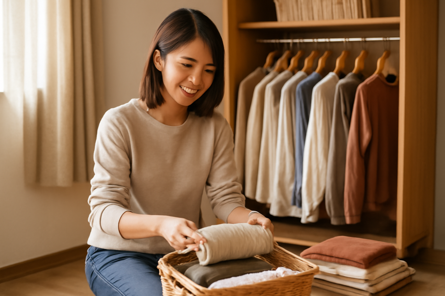 【劇的変化】手持ち服を200%活用！プロが教える7つのワードローブ整理術で着回し力アップ