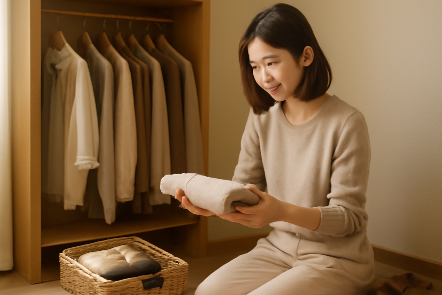 【衝撃】月80%減！プロが教える失敗しないワードローブ整理術｜断捨離で作るミニマルコーデの極意